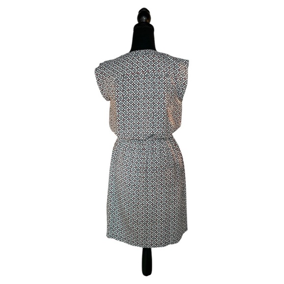 Loft Pink and Gray Tie Waist Dress Size SP - Picture 4 of 8